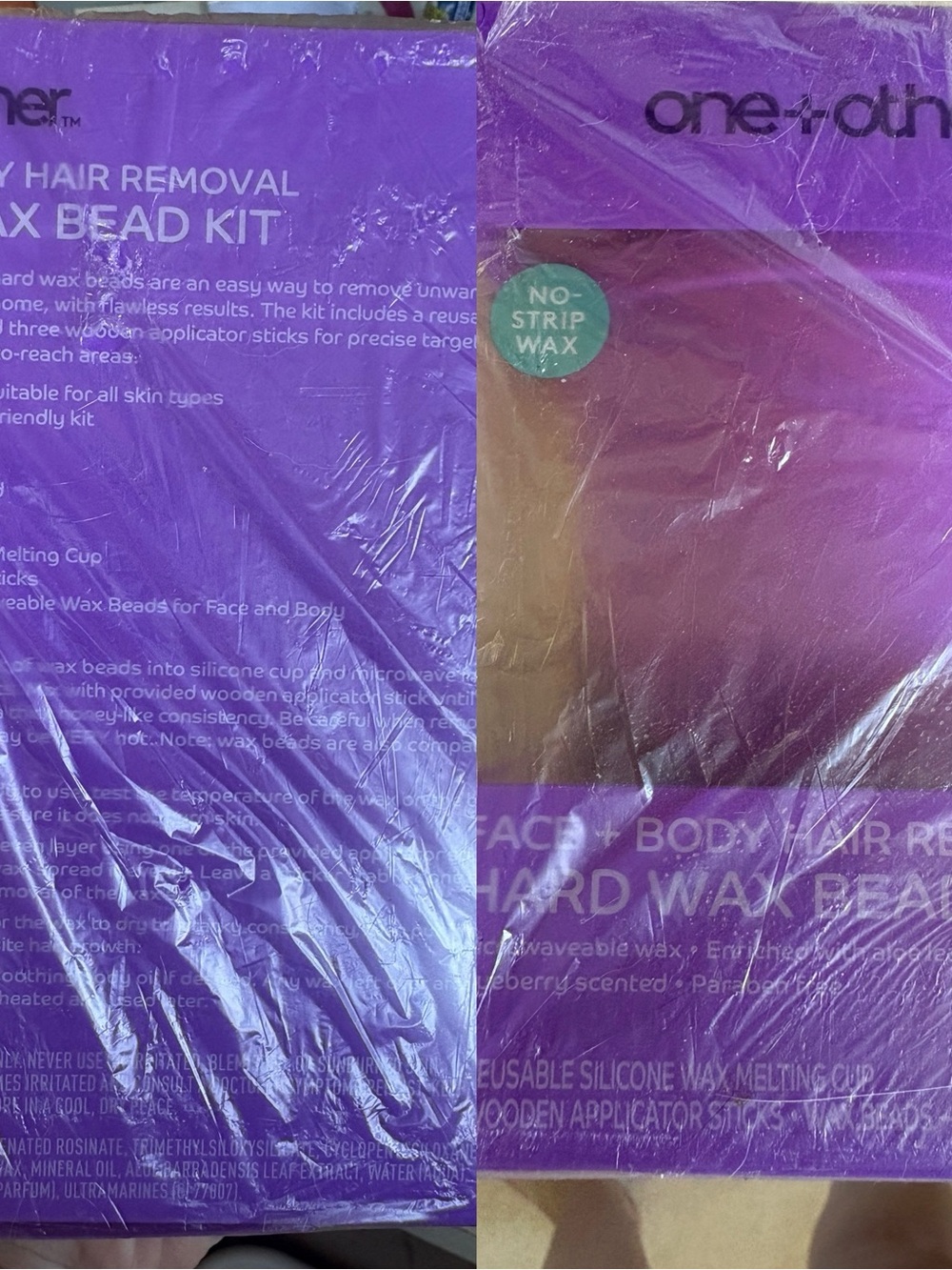 Purple Hard Wax Bead Kit